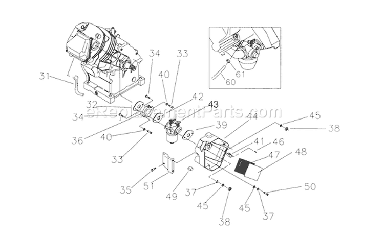 Page A Diagram and Parts List for 1020-0  Briggs and Stratton Generator